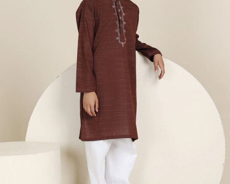 Brown Kurta