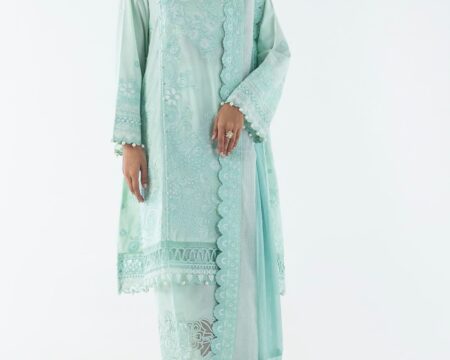 Stitched Green Embroidered Shirt + Culotte