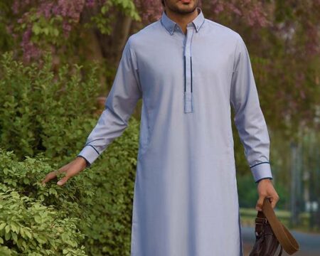 Sky Blue MEGA SUPER O/S Unstitched Fabric