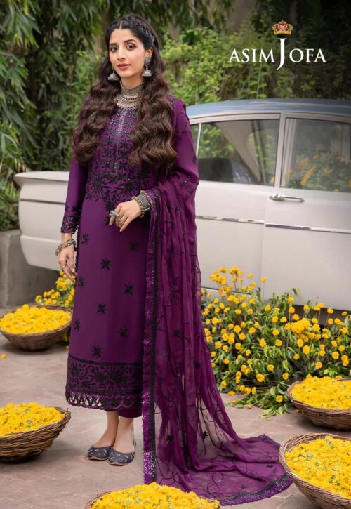 Asim Jofa Purple Formal J-24