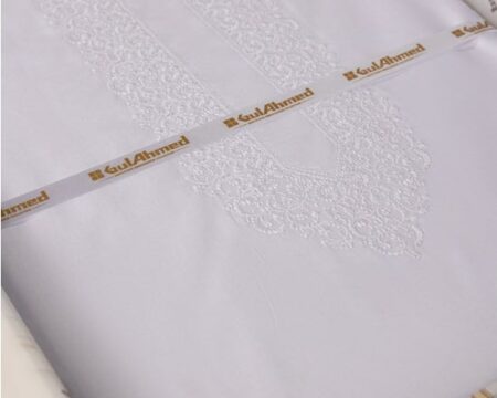 Embroidered Collection FD W003 Unstitched Fabric Cotton with Gift Box