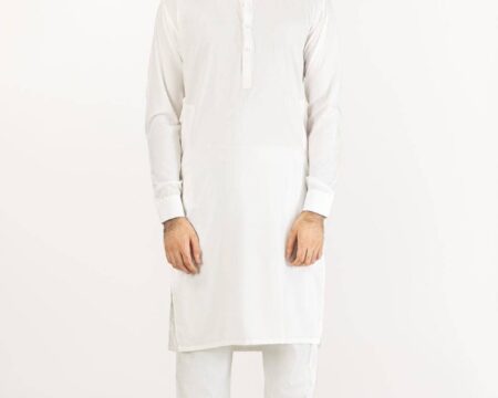 White Gold Unstitched Fabric Blended-LF