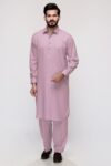 Baby Pink Unstitched Fabric Dip Dyed Yarn GL-04M