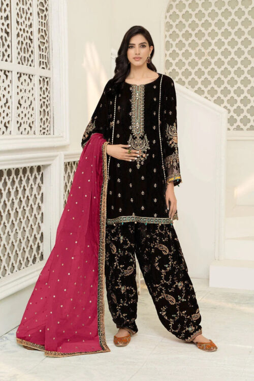 Maria B Black Velvet F-23