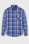 CHECKED BLUE CASUAL SHIRT