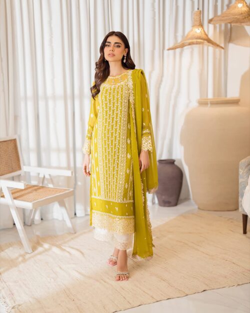 Azure Green Formal Chiffon J-24