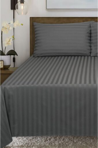 ash stripe satin t 250 bedsheet set 1