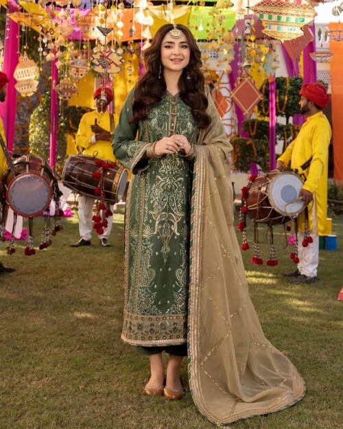 Asim Jofa Green Formal MG-J-24
