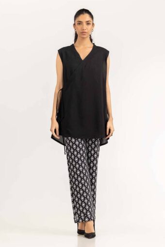 black woven shirt 231 217 047 2