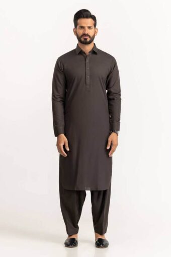 blissful unstitched fabric blended dark brown 1