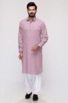 Baby Pink & White Unstitched Fabric Dip Dyed Yarn GL-04S