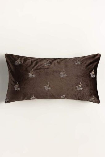 classic b velvet embroidered deck cushion cover 1