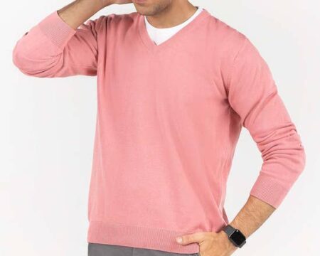 Coral Basic v Neck Sweater SWT-BFSVN-22-004