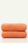 AW24-Coral Rush Double Ply Fleece Throw