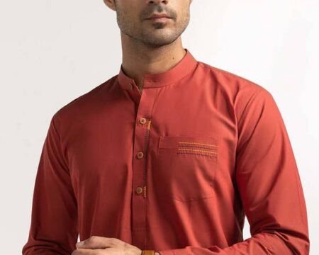 Crimson Red Styling Kurta KR-STY24-014