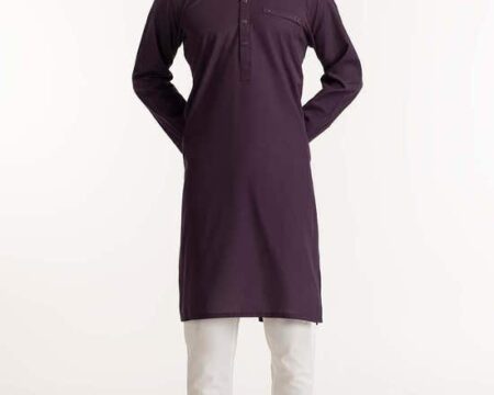 Deep Purple Styling Kurta KR-STY24-040