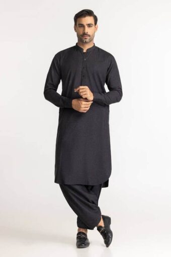 eternal unstitched fabric blended black 1