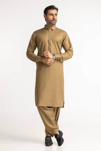 fendy plus unstitched fabric cotton golden 1