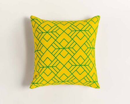 Freesia Screen Printed Cushion Cover