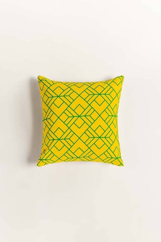 freesia screen printed cushion cover 1
