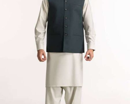 Green Basic Waistcoat WC-PD24-010