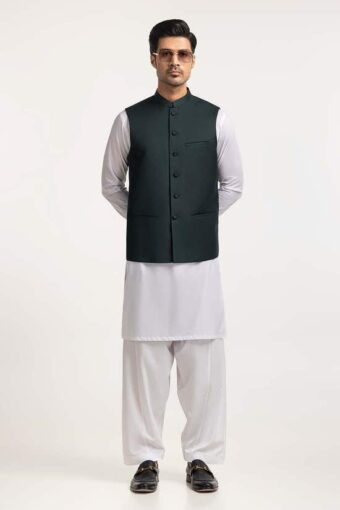 green basic waistcoat wc pd24 032 8