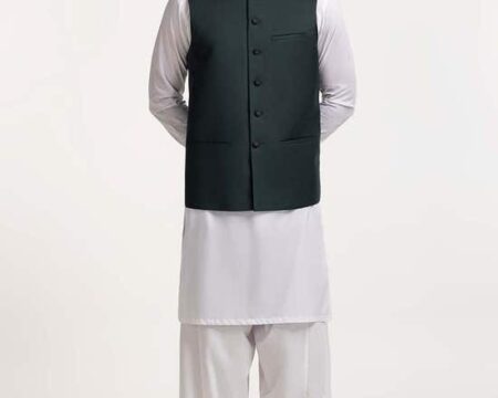 Green Basic Waistcoat WC-PD24-032