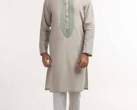 Green Embroidered Kurta KR-EMB24-032