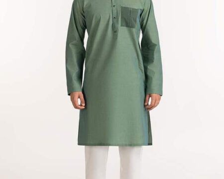 Green Styling Kurta KR-STY24-048