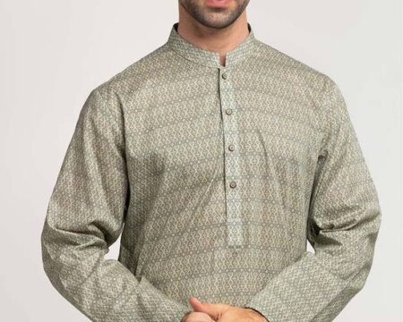 Green Styling Kurta KR-STY24-064