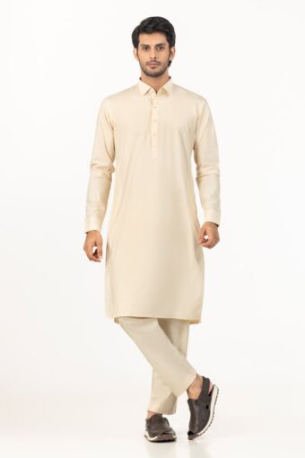 hitex satin classic unstitched fabric cotton cream 1