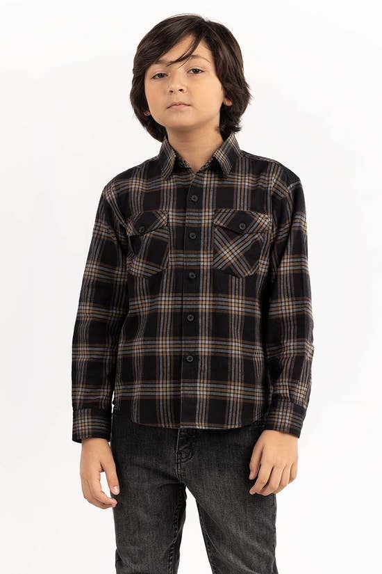 junior boy black casual shirt 224 317 011 4