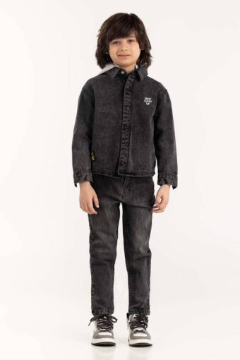junior boy color block puffer jacket 224 317 003 3