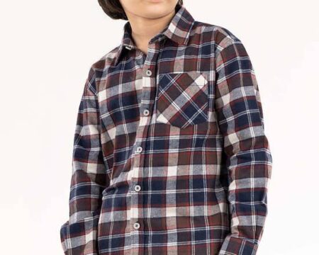 Junior Boy Navy Casual Shirt 224-317-013