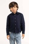 Toddler Boy White Casual Shirt 231-517-014