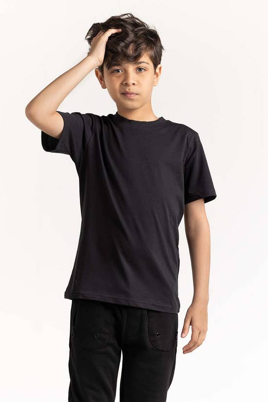 junior boys black t shirt 231 313 001 a 6