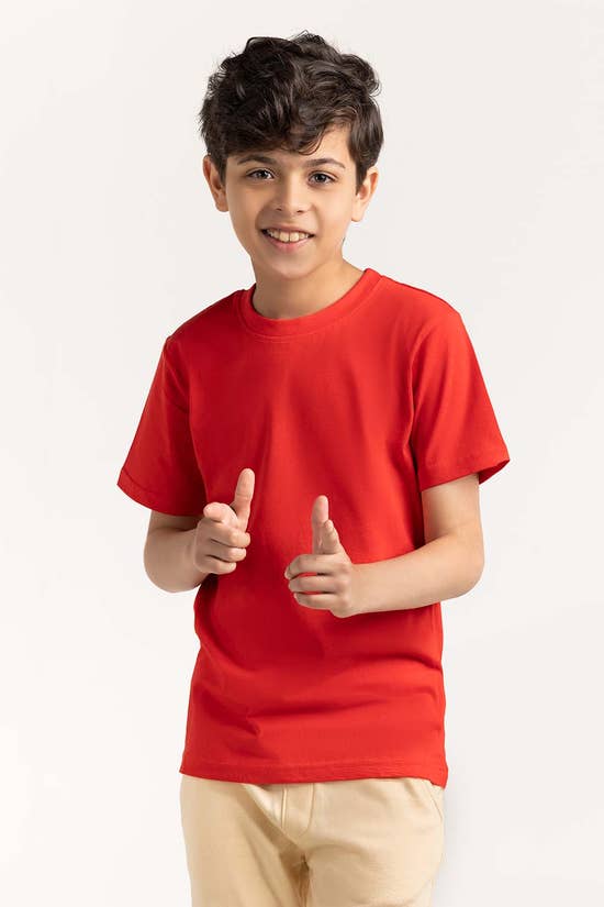 junior boys red t shirt 231 313 001 f 6