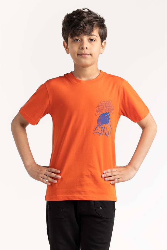 junior boys red t shirt 231 313 009 3