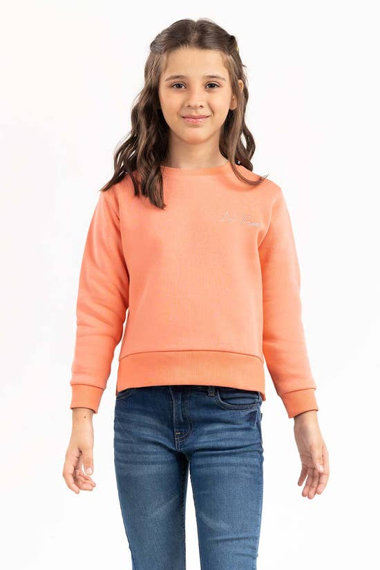 junior girls coral sweatshirt 224 412 001 1