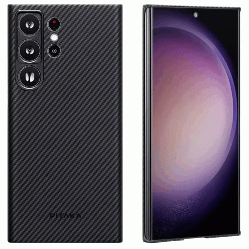 Pitaka Galaxy S23 Ultra MagEZ Case 3 Carbon Fiber Magnetic Case