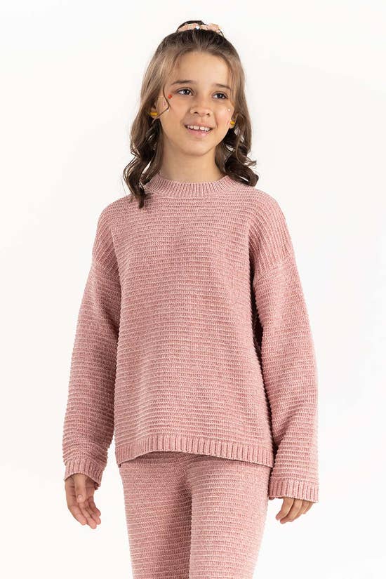 light pink knit trousers 224 416 308 3