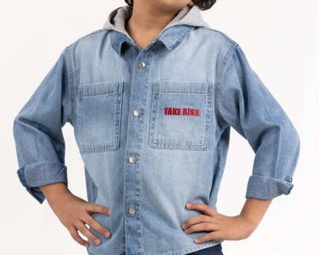 Junior Boy Light Wash Shirt 224 -317-002