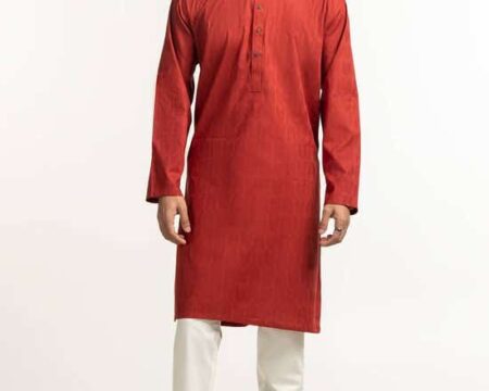 Maroon Basic Kurta KR-PLN24-017