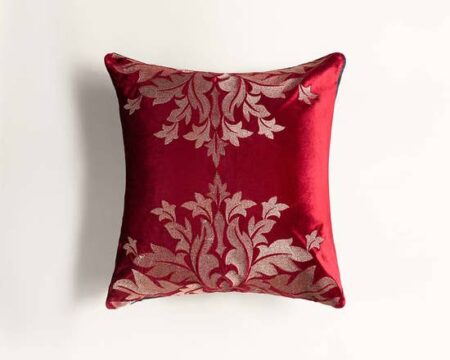 Mehrab Velvet Embroidered Cushion Cover