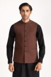 men-embroidered-waist-coat-brown-blended-band-collar-regular-fit-ideas-man-wc-pd24-041-half-front-2