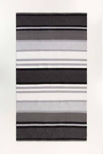 monochrome woven rug 1