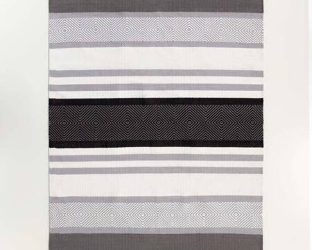 Monochrome Woven Rug