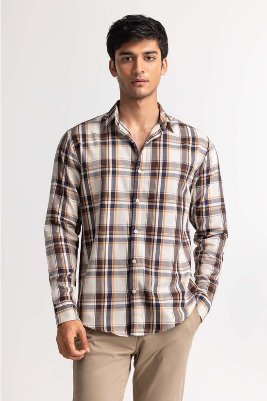 multi color checkered casual shirt mn cs ss24 034 6