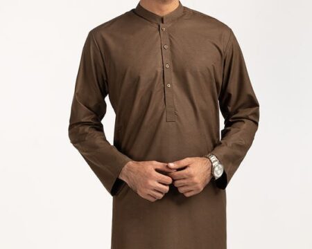 Olive Basic Kurta KR-PLN24-035