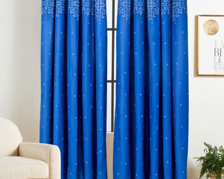 Peacock Embroidered Curtain